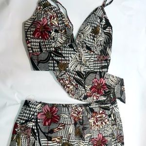 2 pc skirt and bra top